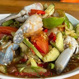 ตำแตงปูปลาร้าปูม้า