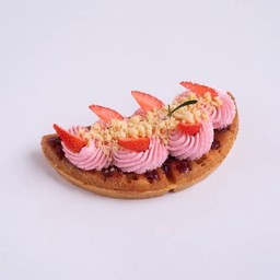 Mini Waffle Strawberry Jam มินิวาฟเฟิล สตรอเบอร์รี่แจม