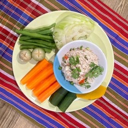 ป่นปลาผักลวก (L)