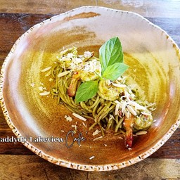 สปาเก็ตตี้เพสโต้กุ้ง