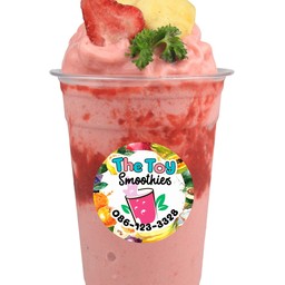 สตอเบอรี่สมูทตี้กล้วยหอม