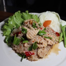 ตำก๋วยจั๊บแห้ง