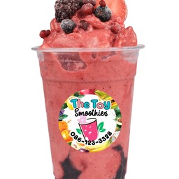 มิกซ์เบอร์รีสมูทตี้นมเปรี้ยว