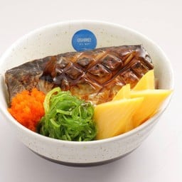 ข้าวหน้าปลาซาบะย่างซีอิ้ว