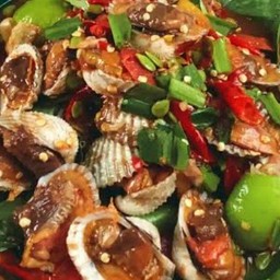 ตำหอยแครง