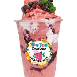 มิกซ์เบอร์รีสมูทตี้นมสด