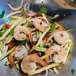 ยำกุ้งสุก