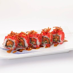 CRUNCHY SPICY SALMON ROLL