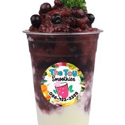 บลูเบอร์รีสมูทตี้โยเกิร์ต