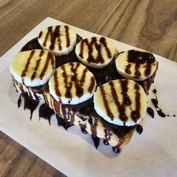 ปังปิ้งกล้วยราดช็อคโกแลต