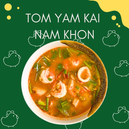 Tum Yam Kai Nam Khon  ต้มยำไก่น้ำข้น
