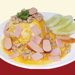 ข้าวไข่ข้นทรีโอ้