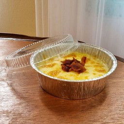 ผักขมมันบดอบชีส Baked Spinach with Mash Potato Cheese & Bacon