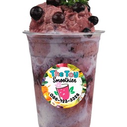 บลูเบอร์รีสมูทตี้นมสด