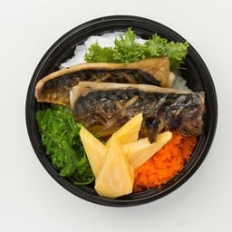 ซาบะ เทริยากิ ด้ง (ข้าวหน้าปลาซาบะเทริยากิ)