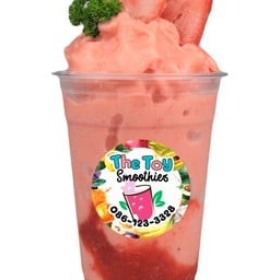 สตอเบอรี่สมูทตี้นมเปรี้ยว