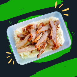 ข้าวหมูทอดใส่กล่อง