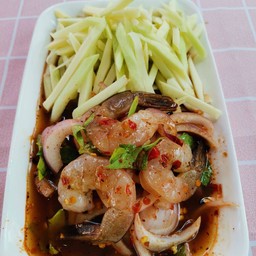 ยำกุ้งสด