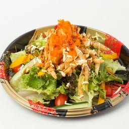 สลัดปลาเงินทอดกรอบ