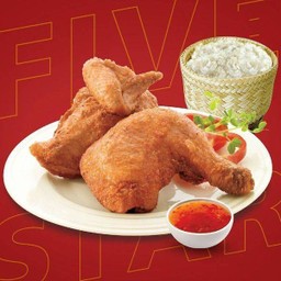 [โปรโมชั่น] ไก่ทอดสูตรสไปซี่ พร้อมข้าวเหนียว