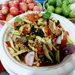 ตำมะม่วงปลากรอบ