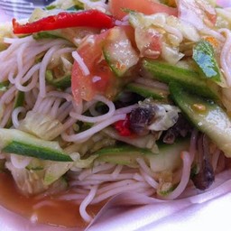 ตำซั่ว แตง  ปู+ร้า