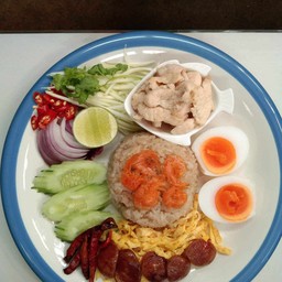 ชุดอิสลาม-ข้่าวคลุกกะปไก่หวาน