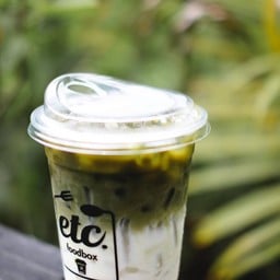 ลองกรีน ลาเต้เย็น