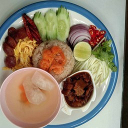 ข้าวคลุกกะปิ-หมูหวาน