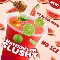 Watermelon Slushie [no ice] เนื้อแตงโมปั่นฉ่ำๆเย็นชื่นใจ [ไม่ผสมน้ำแข็ง]