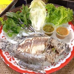 เมี่ยงปลานิล ไซส์  m# หมี่ น้ำจิ้ม ชุดผักรวม (ปลานิลจิตรดลา)