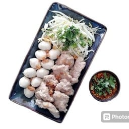 ลวกๆ หมูเด้ง ลูกชิ้น