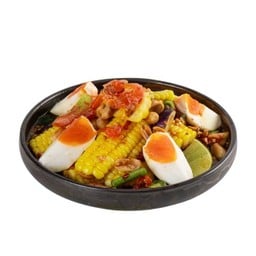 ตำข้าวโพด ไข่เค็ม | Som Tum With Corn & Salted Egg |  咸蛋玉米木瓜沙拉