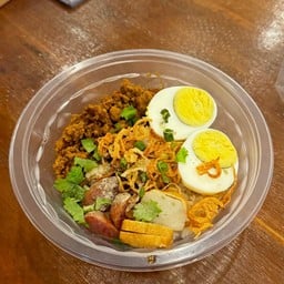 ข้าวต้มแห้ง ไก่หวาน