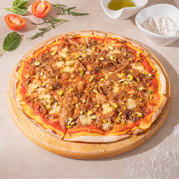 Caramelized Onion Pistachio Pizza