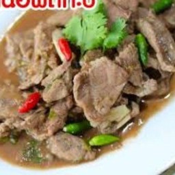 เนื้อผัดกะปิ(กับข้าว)