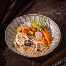 Chicken Truffle Mushroom Cream Sauce