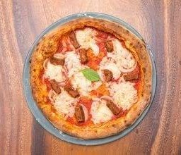 Vegan Italian Sausage Pizza Slice