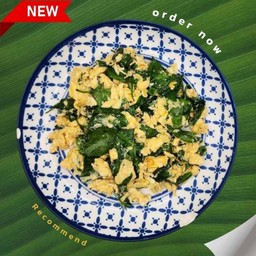 ใบเหลียงผัดไข่