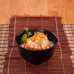 ข้าวหน้าปลาแซลมอนเบิร์น(New)