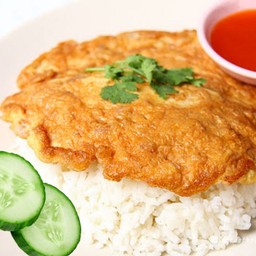 ข้าวไข่เจียว2ฟอง