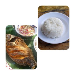 ข้าว+ปลานิลทอด