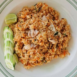 ข้าวผัดสุกี้หมู