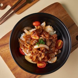 ข้าวหน้าเนื้อ one wok