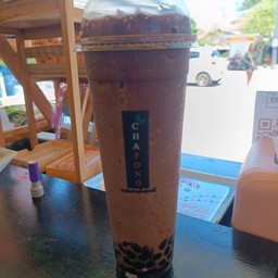 โกโก้ปั่นแก้วยีราฟ