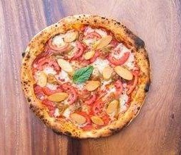 Vegan German Frankfurter Sausage Pizza Big 15