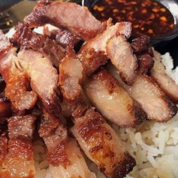 คอหมูย่าง+น้ำจิ้มแจ่วแซบๆ