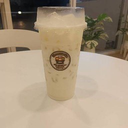 นมสดคาราเมลเย็น