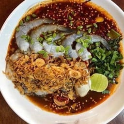 ยำหอยนางรมกุ้งสด