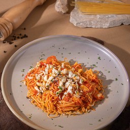 Capellini Arrabiata Crab-meat